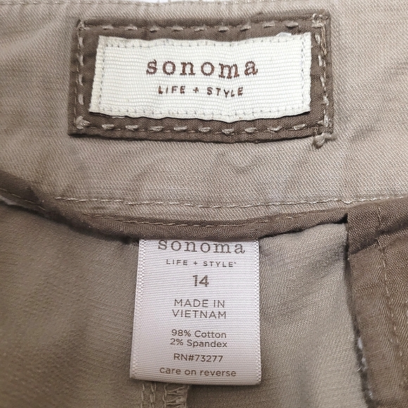 Sonoma Life + Style Khaki Shorts - Picture 5 of 6